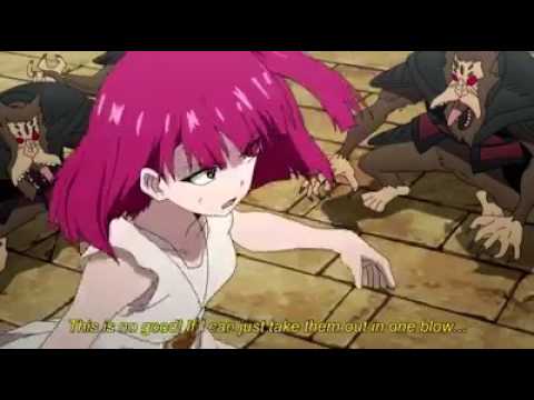 Magi anime. Morgiana awaken