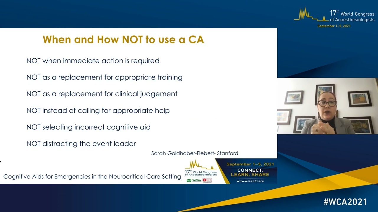 Cognitive Aids For Emergencies In The Neurocritical Care Setting