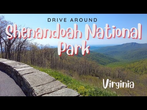 Driving the Skyline Drive in Shenandoah National Park VA
