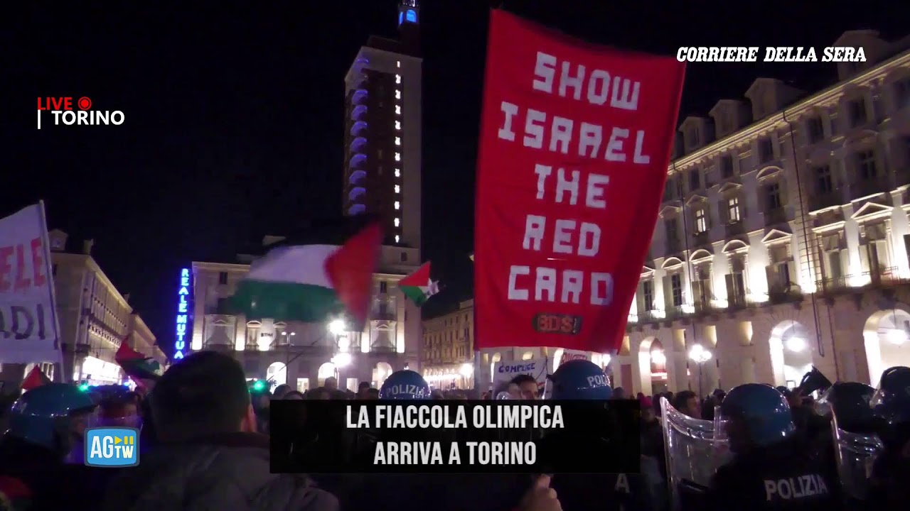 La fiaccola olimpica arriva a Torino