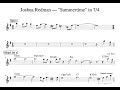 Joshua Redman — "Summertime" in 7/4, Tenor Sax Transcription
