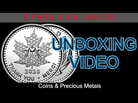 Unboxing & Giveaways - 2020 Royal Canadian Mint - Recognition Metal and Magnet