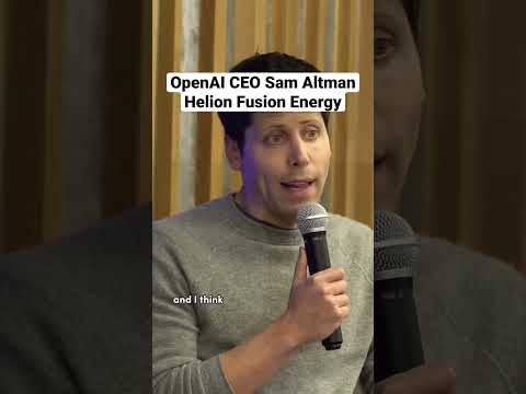 OpenAI CEO Sam Altman Helion Fusion Energy #openai #samaltman #helionenergy