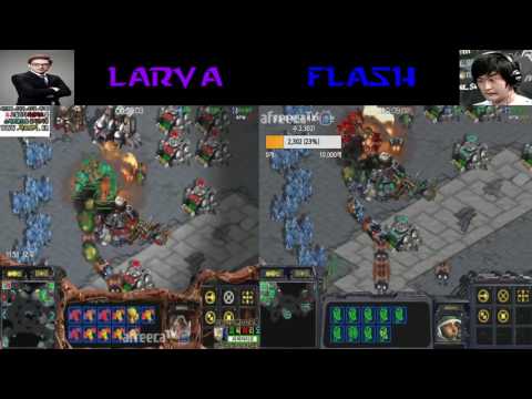 👍👍 스타1 - StarCraft Brood War 1:1 (DUEL FPVOD) Larva 임홍규 (Z) vs Flash 이영호 (T) Andromeda 안드로메다
