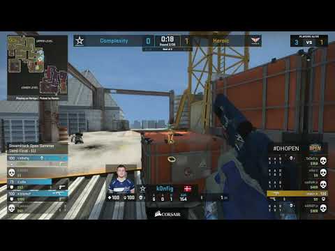 BlameF 1v4 in huge blunder by Heroic | CS:GO Highlights