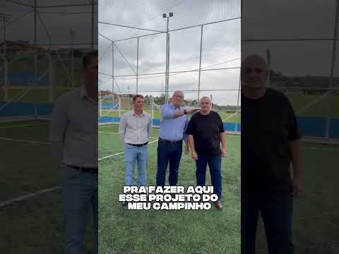 inauguração da quadra do Meu Campinho em São Jerônimo da Serra