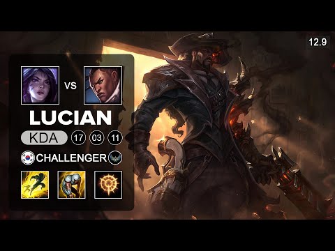 Lucian vs Kai'Sa ADC - KR Challenger - Patch 12.9 Season 12