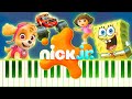 10 NICK JR CARTOONS THEMES ON PIANO