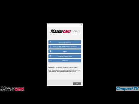 Mastercam 2020 - Installation Tutorial