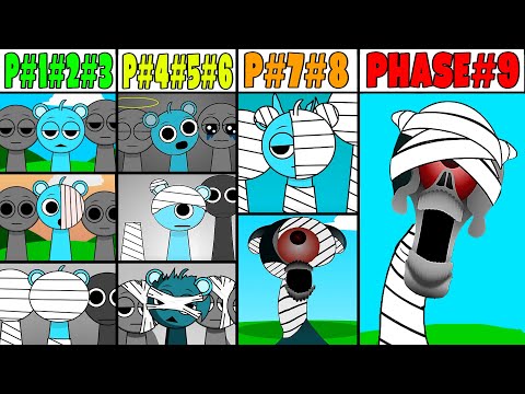 Incredibox Sprunki Mix: Phase 1 VS Phase 2 VS Phase 3-5 VS Phase 7-8 VS Phase 9 NEW GGTP BUT ALIVE