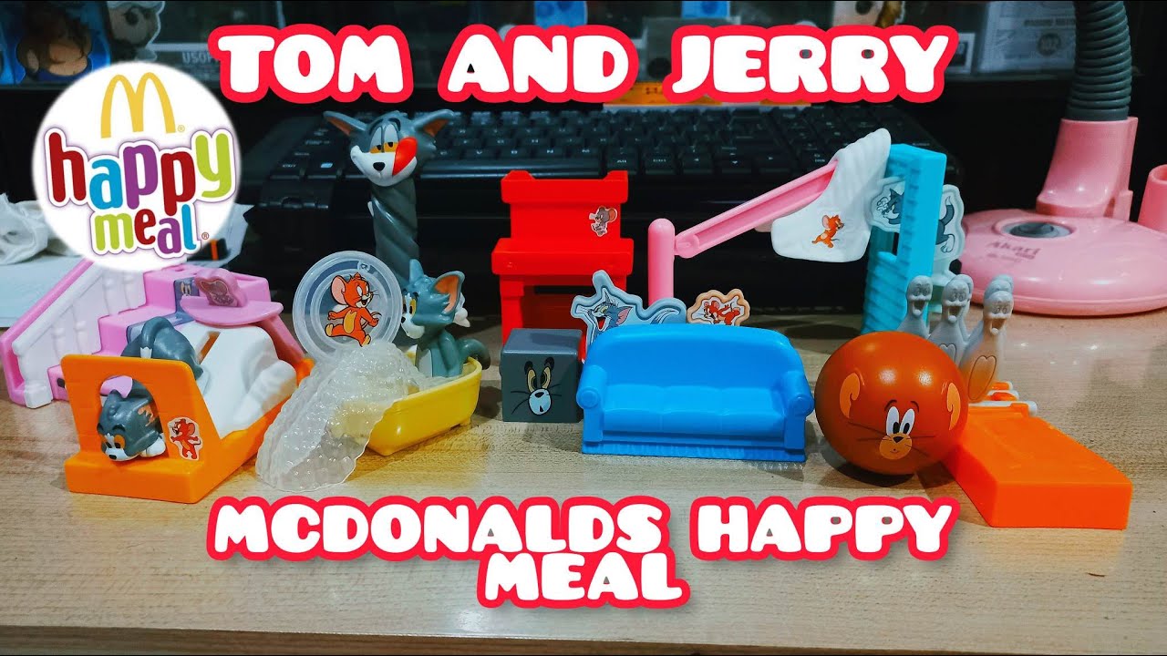 Updated New Tom and Jerry | McDonalds Happy Meal | Complete Set!