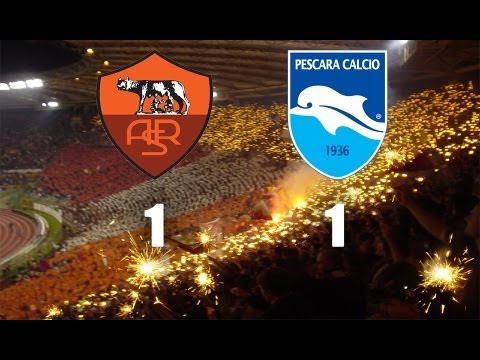 [HD] Roma-Pescara 1-1 Highlights Serie A G.33