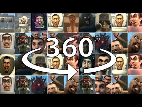 360 VR Skibidi Toilet 1-30 ALL Seasons All Episodes IN 4K