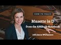 How To Teach Musette in D Major from the Notebook for Anna Magdalena Bach