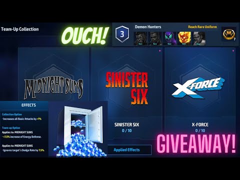 TEAM UP COLLECTION EXPLAINED - WAY TOO EXPENSIVE? CRYSTAL COUPONS GIVEAWAY - Marvel Future Fight