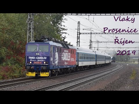 Vlaky Prosenice, říjen 2019