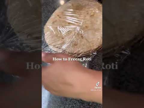 How to Freeze Roti #shorts #roti #homemaderoti