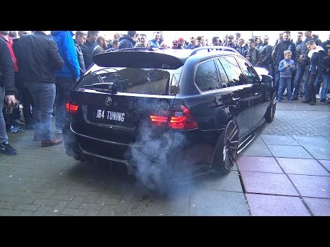 900HP BMW 335i (E91) - CRAZY REVS & BURNOUT!