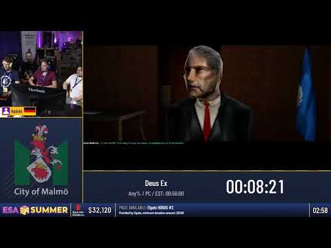 #ESASummer18 Speedruns - Deus Ex [Any%] by Heinki