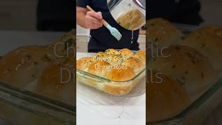 Homemade Cheesy Garlic Dinner Rolls #recipe #cooking # #homemadefood