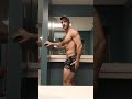 Having fun posing - bodybuilding/men's physique flexing