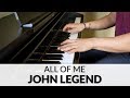 All Of Me - John Legend | Piano Cover + Sheet Music