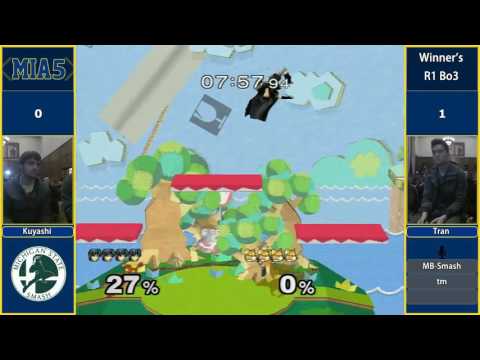 MIA5 - Tran (Fox) vs Kuyashi (Marth) - WR1