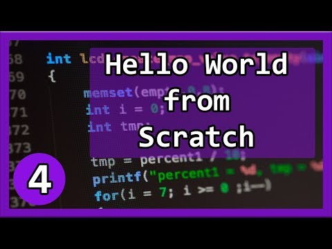 C++ Tutorial #4 - Hello World from Scratch