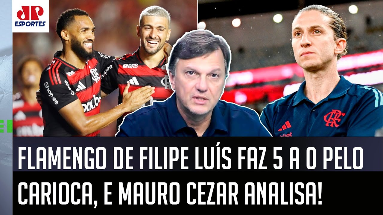 "FICOU MUITO CLARO que o Filipe Luís FEZ ISSO no Flamengo porque..." Mauro Cezar ANALISA 5 a 0!