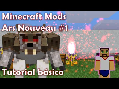 Minecraft Mods - Ars New #1 - Basic Tutorial |  Basics - Energy and Blocks |  Source and Blocks
