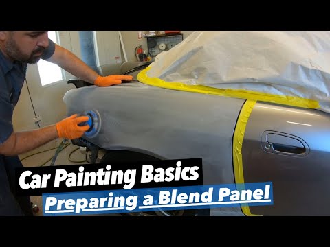 Car Painting Basics: How To Sand a Blending Panel