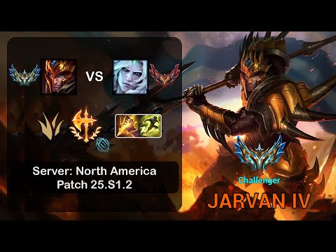 Jarvan IV Jungle vs Viego - NA Challenger - Patch 25.S1.2