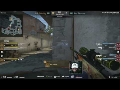 draken double wallbang vs Red Reserve [ DreamHack Valencia 2017 ]