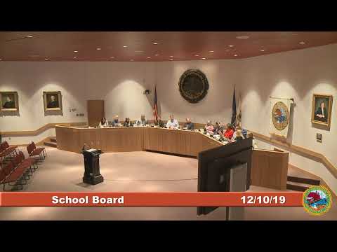 School Board 12.10.19