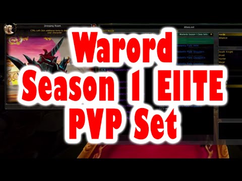 WoW Warlords of Draenor    Warlord Season 1 ELITE PVP  All Sets All Classes