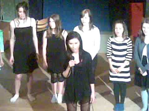 Girl sings -Sealed with a kiss...