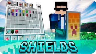 Minecraft - SHIELDS IN 1.9! Crafting & How Much it Protects Test (Combat Update Snapshot)