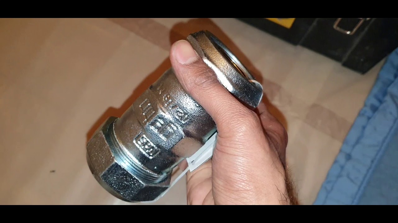 Comment faire Raccordement sur Acier galvanisé avec les raccords GEBO sans soudure Steel galva