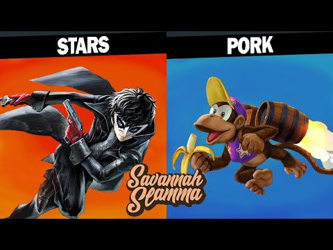 Savannah Slamma 74 WINNERS QUARTER - Stars (Joker) Vs. Pork (Diddy Kong) SSBU Tournament