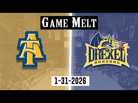 Drexel Men's Basketball vs North Carolina A&T Full Game Melt 1-31-2026