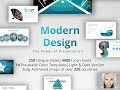 Modern Design 奖金 PowerPoint主题 小的屏幕截图 "Modern Design" 响应式PowerPoint 模板