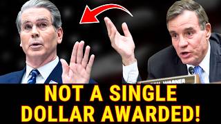 Bessent is DIRECTLY QUESTIONED by Warner at CAPITOL HILL as ZERO DOLLARS MOVE!!