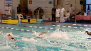 preview picture of video '100m free Poland Championships 15yo'