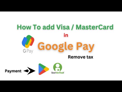 How to add Visa / MasterCard In Google Pay 2023 |  Gpay