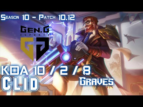 Gen Clid GRAVES vs LEE SIN Jungle - Patch 10.12 KR Ranked