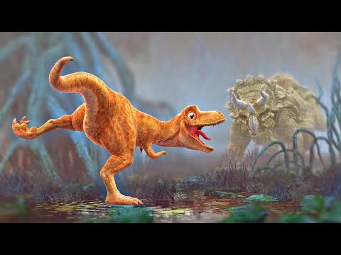 Dinosaur Animation - Cartoon for Children - PANGEA Movie Trailer