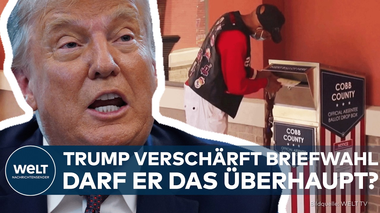 USA: Angebliche Betrugsrisiken! Trump verschärft Briefwahl-Regeln vor Zwischenwahlen
