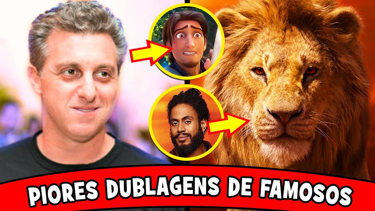 10 PIORES DUBLAGENS de FAMOSOS em DESENHOS animados (Disney | Pixar...)