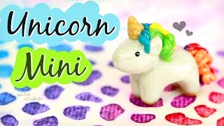 MINI UNICORN - Polymer Clay Charm - How To | SoCraftastic