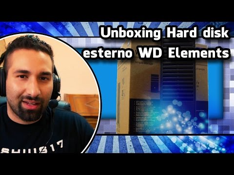 Unboxing Hard disk esterno WD Elements